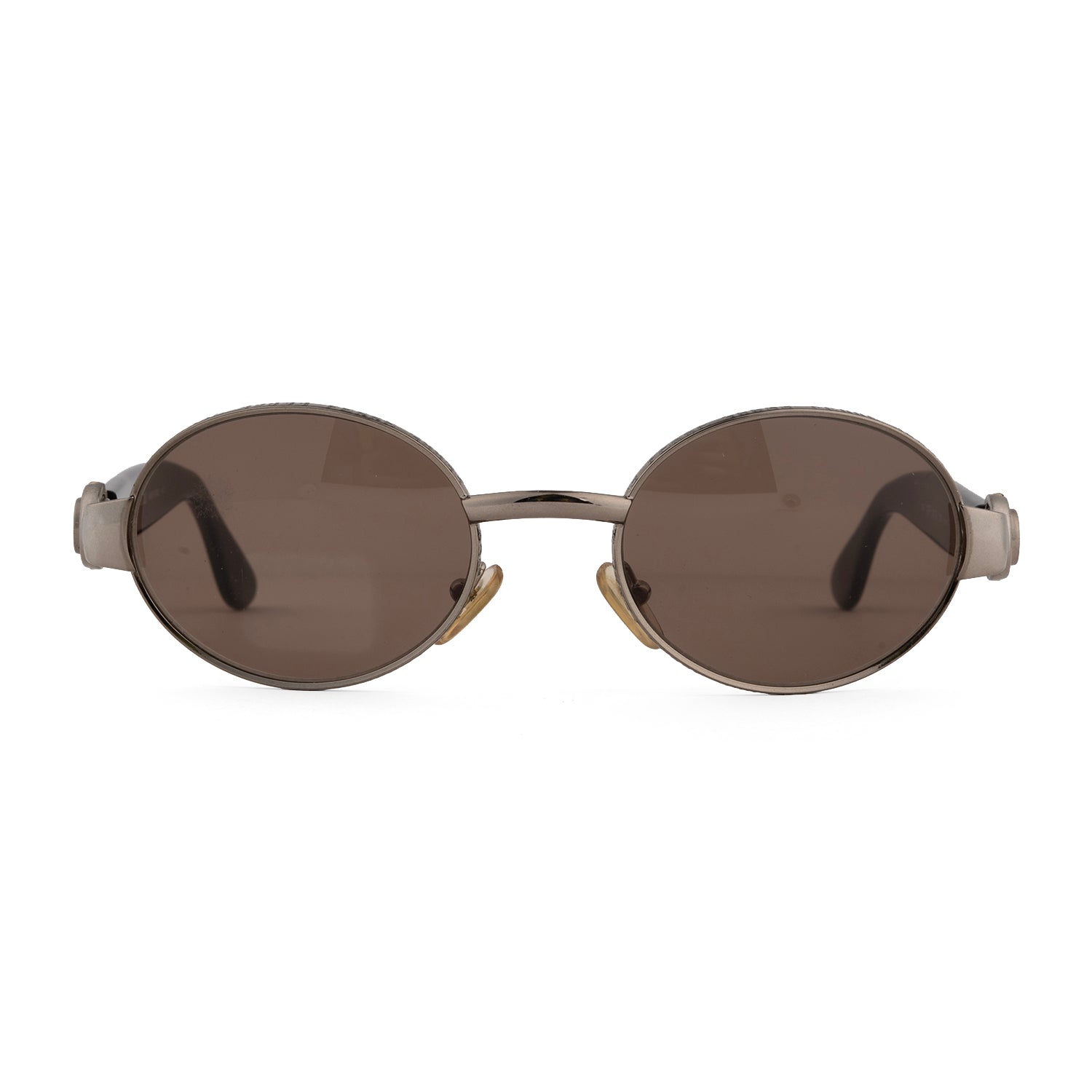 Gianfranco Ferre Vintage Silver Oval Sunglasses - Mod Gff 421-S 8636952 0