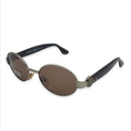 Gianfranco Ferre Vintage Silver Oval Sunglasses - Mod Gff 421/S_8636952_1