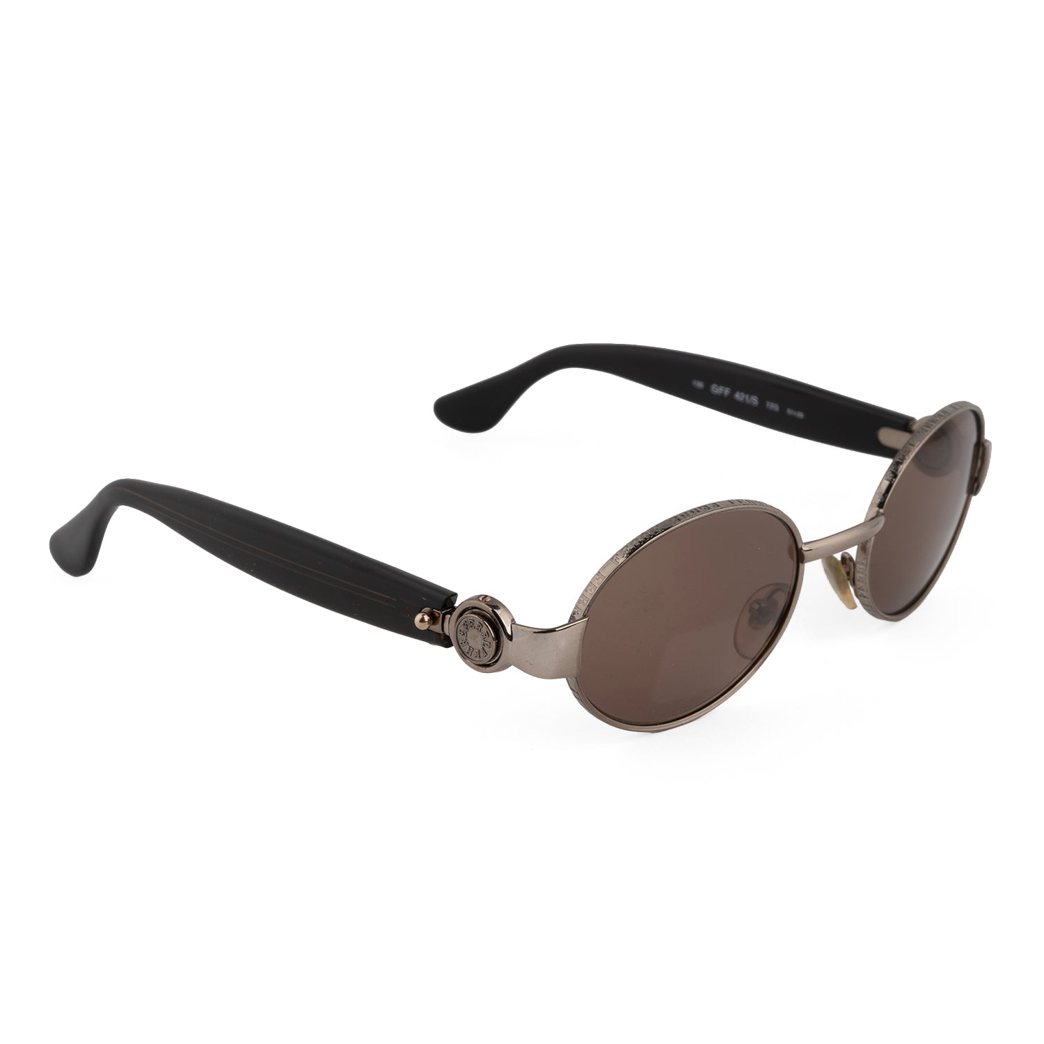 Gianfranco Ferre Vintage Silver Oval Sunglasses - Mod Gff 421-S 8636952 2