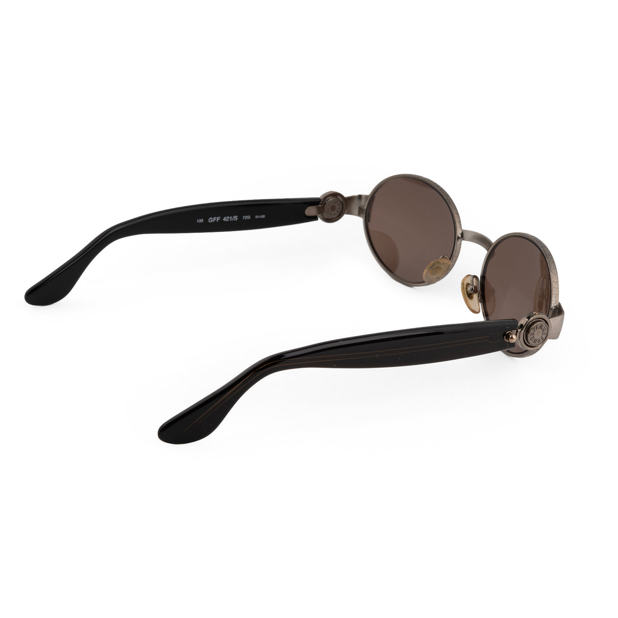 Gianfranco Ferre Vintage Silver Oval Sunglasses - Mod Gff 421-S 8636952 4