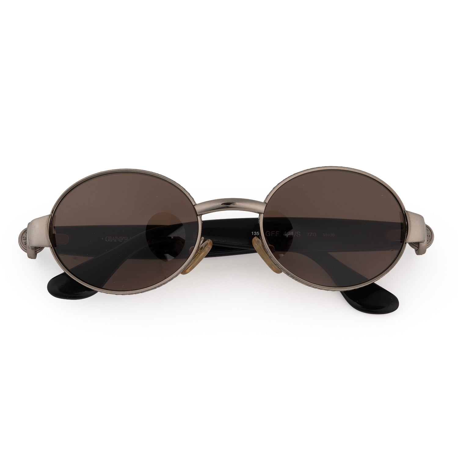 Gianfranco Ferre Vintage Silver Oval Sunglasses - Mod Gff 421-S 8636952 5