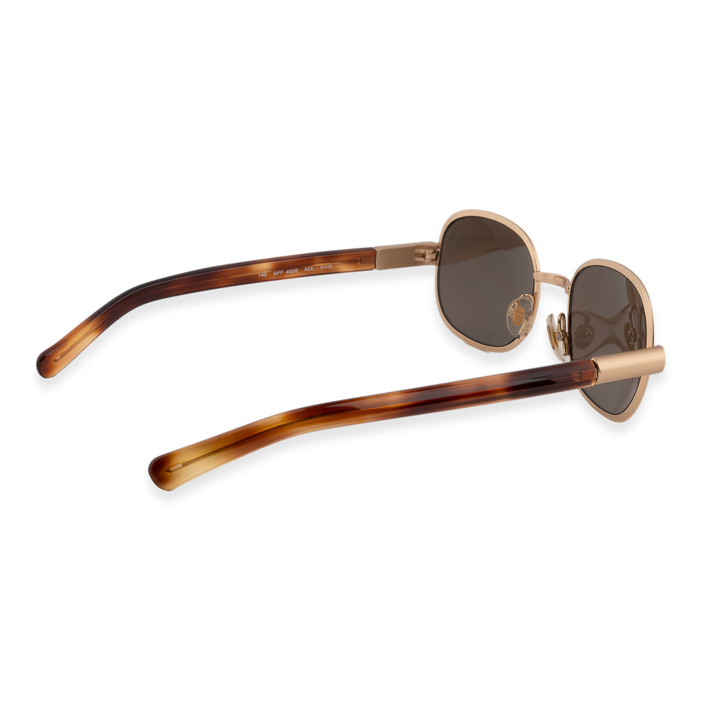 Gianfranco FERRE Unisex Rectangle Gold Sunglasses - GFF 452 32A-GOLD-51-20_8636954_4