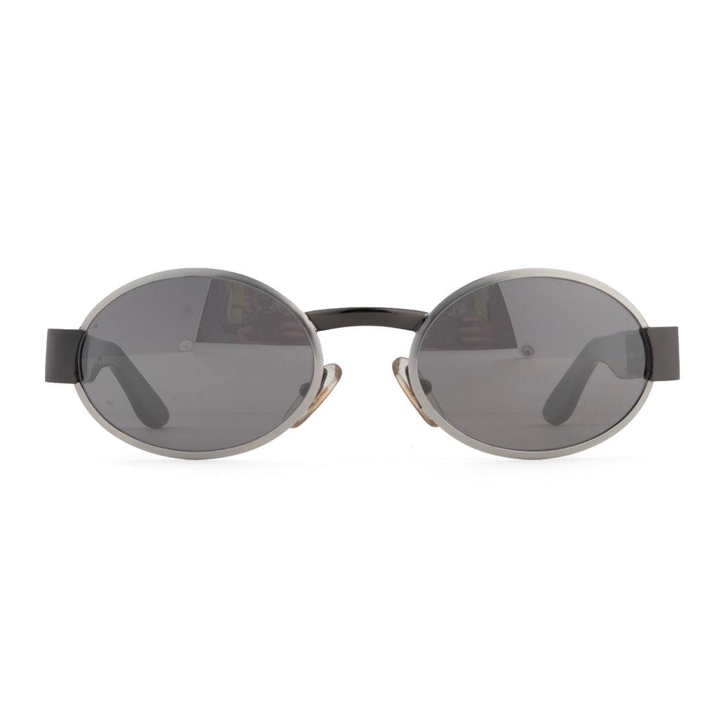 Gianfranco FERRE Metal Oval Sunglasses - GFF 368 95V-Silver-53-21_8636963