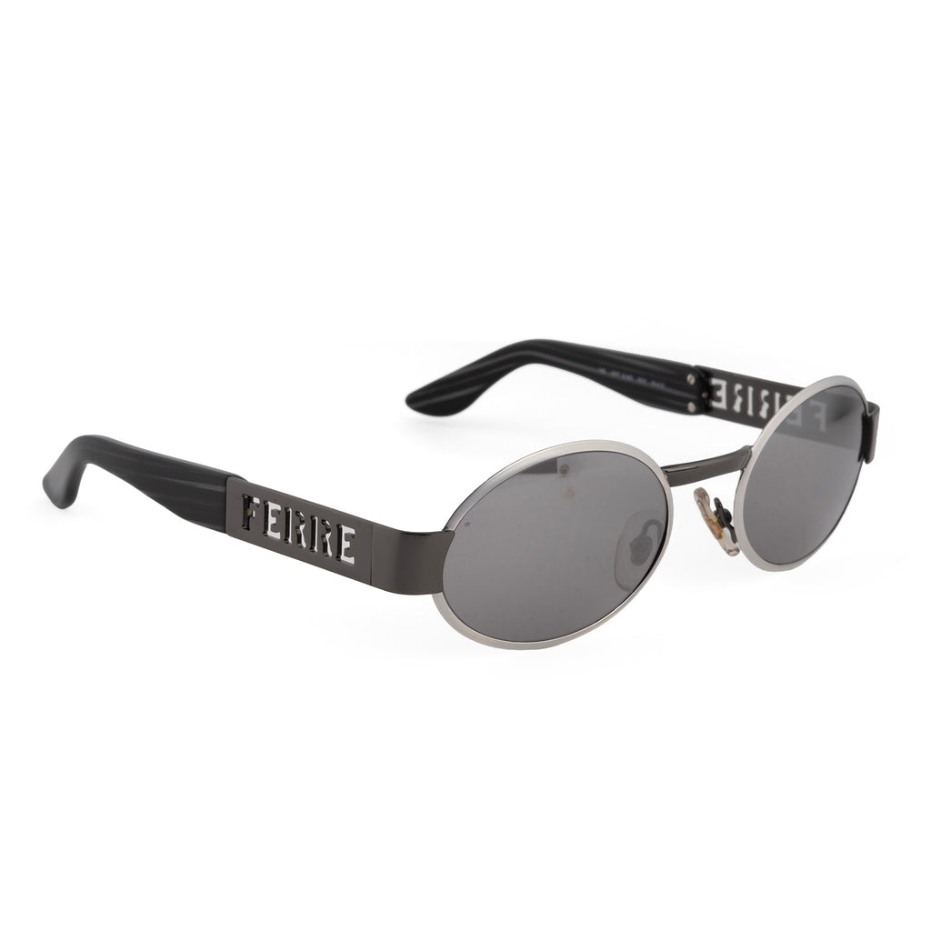 Gianfranco FERRE Metal Oval Sunglasses - GFF 368 95V-Silver-53-21_8636963_2