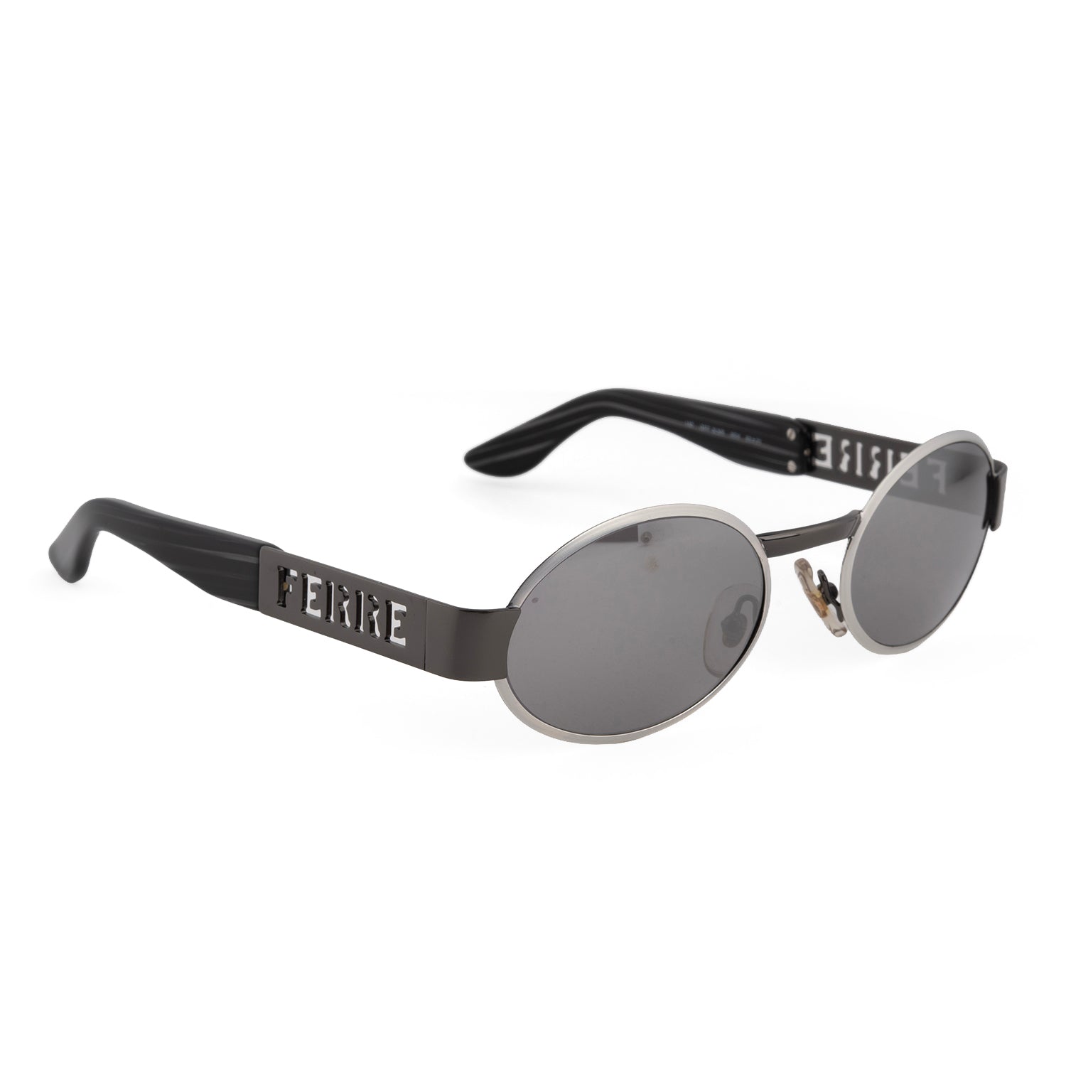 Gianfranco FERRE Metal Oval Sunglasses - GFF 368 95V-Silver-53-21 V32513821 1