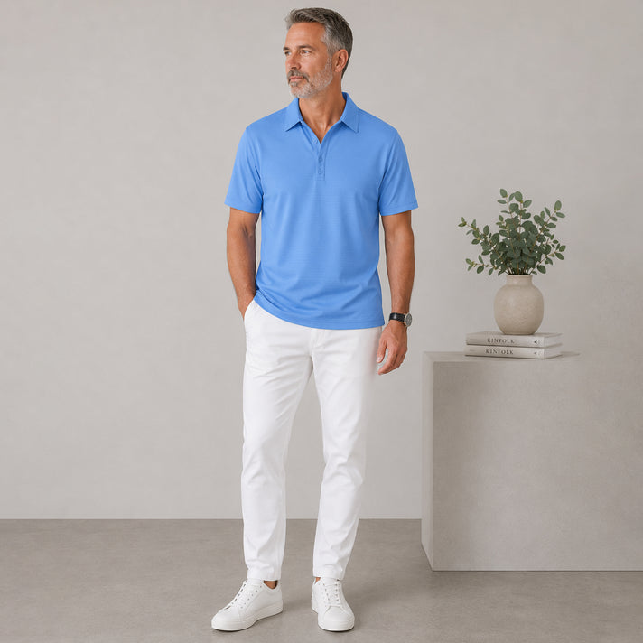 Antigua Apparel Mens Polo T-shirt (Size XXL, 24 to 26) - Blue V32661650 2