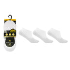 Prohike Mens & Womens Set of 6 invisible Socks (Size 6-11) - Black & White_8636983_2