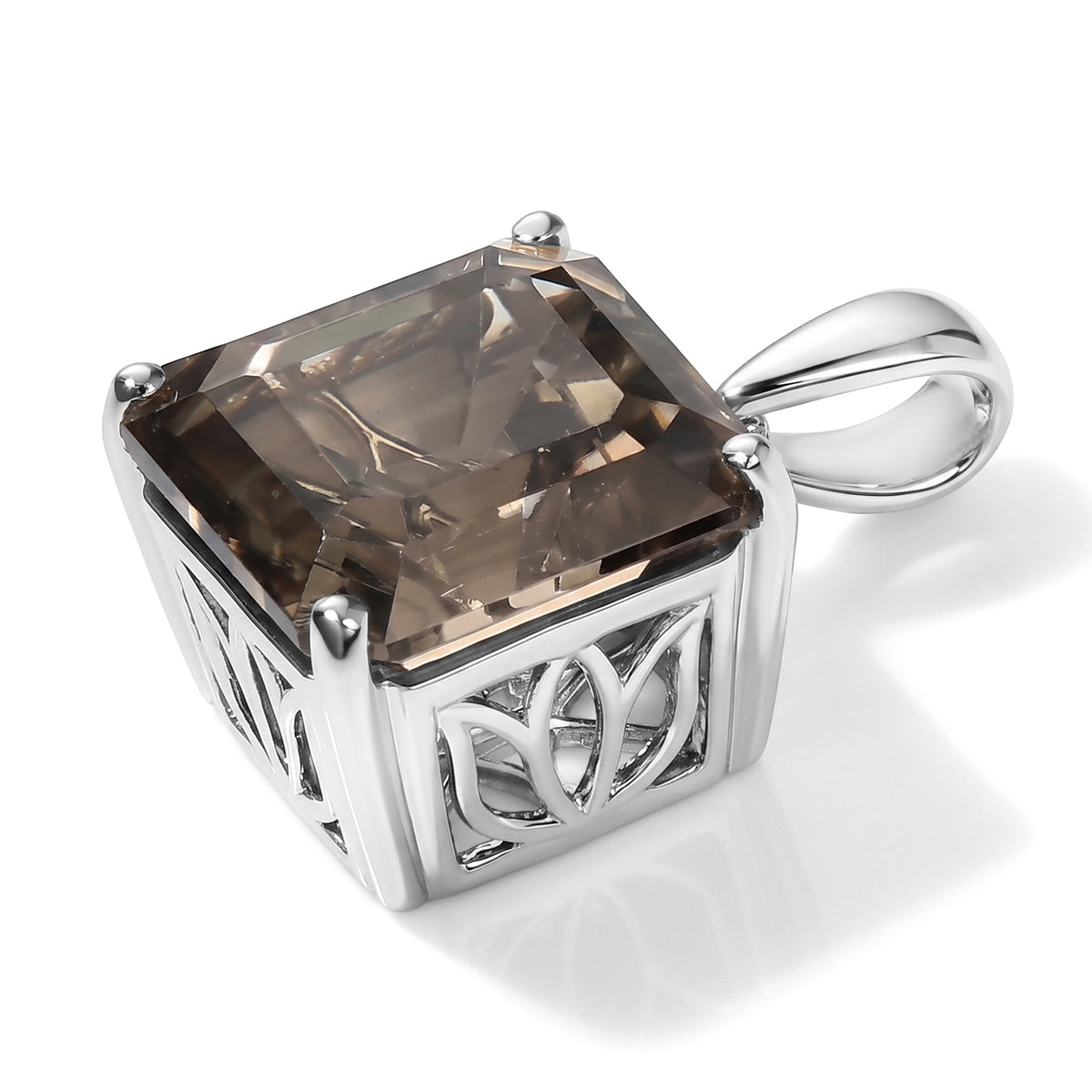 Tony Diniz Collection- Rhapsody - 950 Platinum AAAA Turkizite Solitaire Pendant 10.00 Ct. 8637969 3