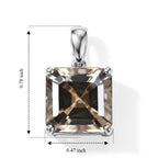 Tony Diniz Collection- Rhapsody - 950 Platinum AAAA Turkizite Solitaire Pendant 9.85 Ct._8637969_4