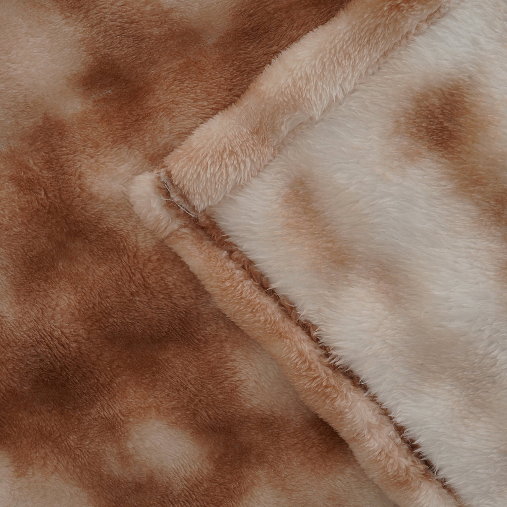 Patterned Blanket (Size 200x1 cm) - Taupe_8639572_3