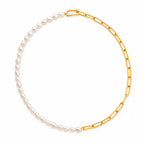 White Fresh Water Pearl Beads Necklace (Size - 20) with Clasp 80.00 Ct._8640067