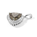 Rhapsody - 950 Platinum AAAA Turkizite & White Diamond (VS/E-F) Pendant 5.60 Ct, Platinum Wt. 3.75 Gms_8641887_3
