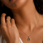 Rhapsody - 18K Yellow Gold AAAA Turkizite & White Diamond (VS/E-F) Halo Pendant 5.50 Ct._8641888_2