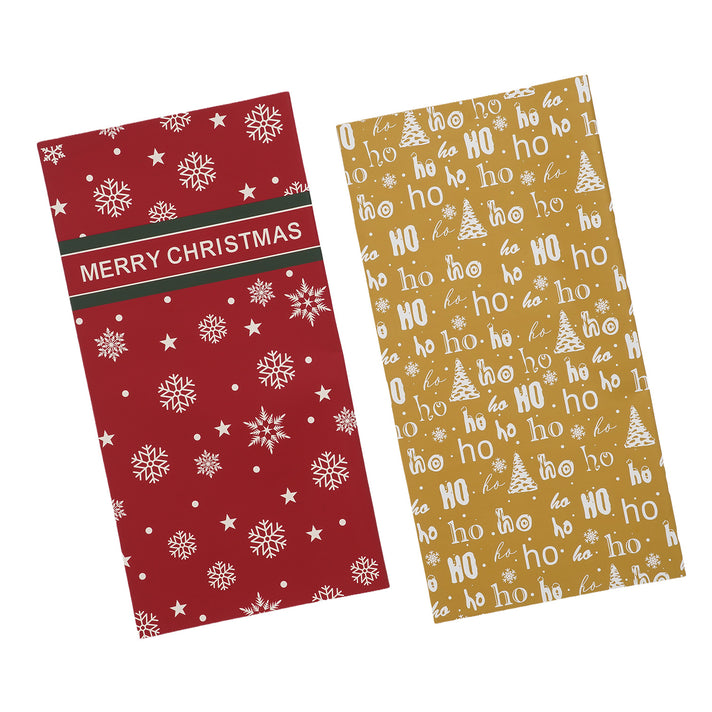 Christmas Wrapping Paper 40 sheets (20 each colour) (Size - One Size) - Red Green 8641926 1
