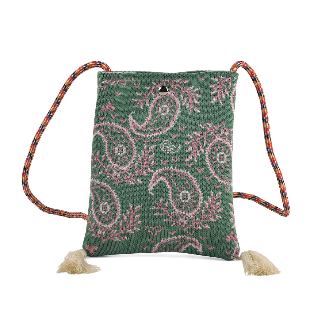Crossbody Bag (Size - One Size) - Pink Green_8642015