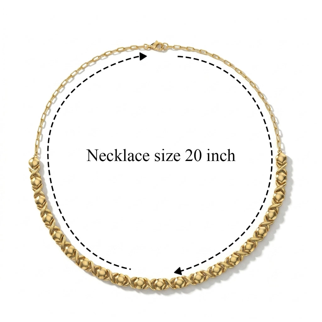 EverTrue in 18K YG Plating Line Necklace (Size - 20) Pure : Natural : Bronze : Standard_8642353_5