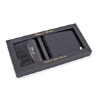 ONE TIME CLOSEOUT DEAL - Ashwood Genuine Leather Croc-Embossed RFID Protected Wallet & Card Holder - Black_8642606_5