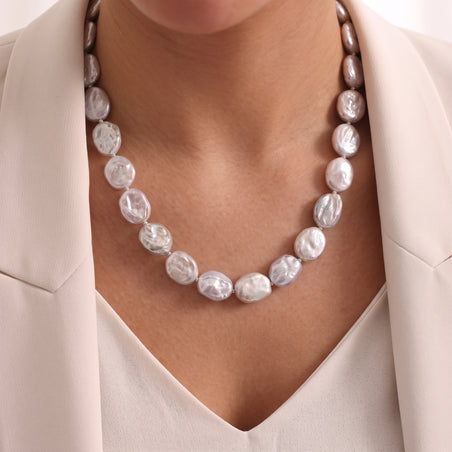 AAA Natural Keshi Pearl Necklace (Size - 20). 8642682 2
