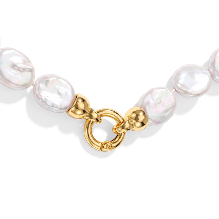 Japan CloseOut- AAA Natural  Keshi Pearl Necklace (Size - 20). 8642682 2