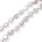 White Keshi Pearl Beads Necklace (Size - 20) 300.00 Ct._8642682_2