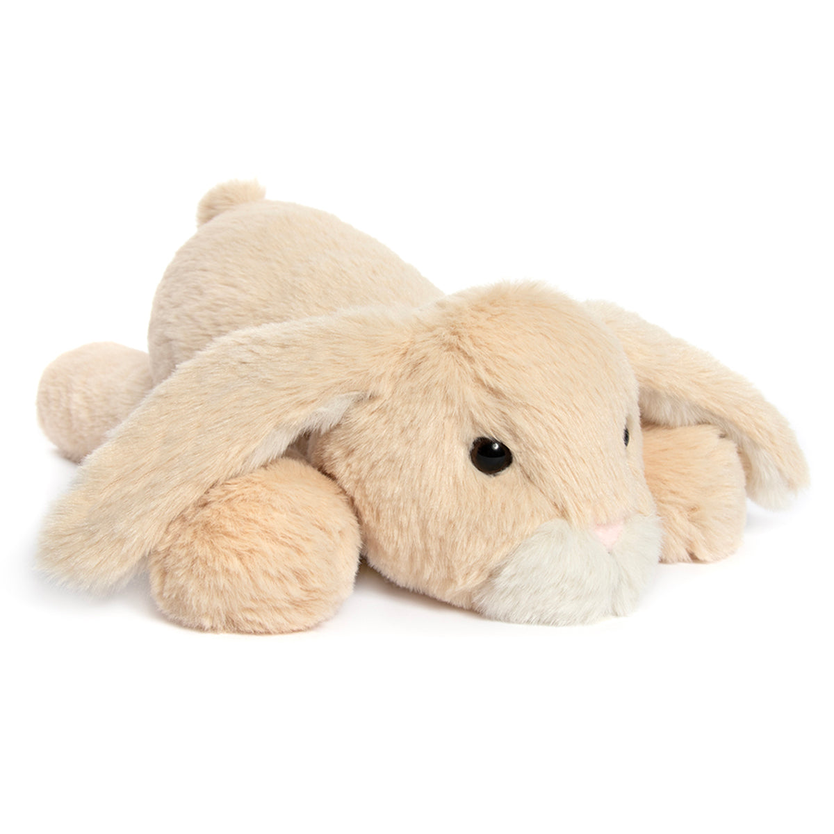 Charming Lying-Down Soft Bunny Toy with Playful Upright Tail  - Brown V32512465 0