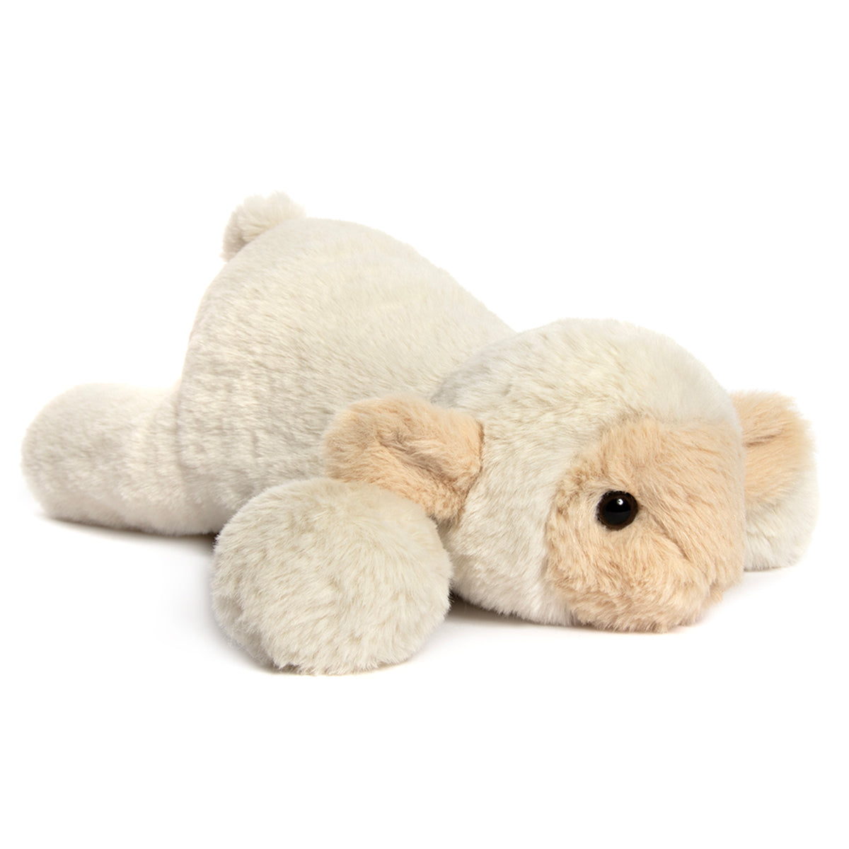 Charming Lying-Down Soft Lamb Toy with Playful Upright Tail  - Light Brown V32512613 0