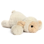Charming Lying-Down Soft Lamb Toy with Playful Upright Tail  - Light Brown_8642747