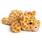 Charming Lying-Down Soft Giraffe Toy with Playful Upright Tail  - Yellow_8642756