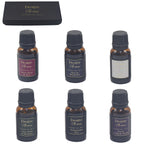 Set Of 6 Essential Oil Scents - Pomegranate Noir, Peony & Blush Suede, Cashmere& Silk, Lime-Basil & Mandarin, Velvet Rose & Oud, Oud & Bergamot (15ml Each)_8642844