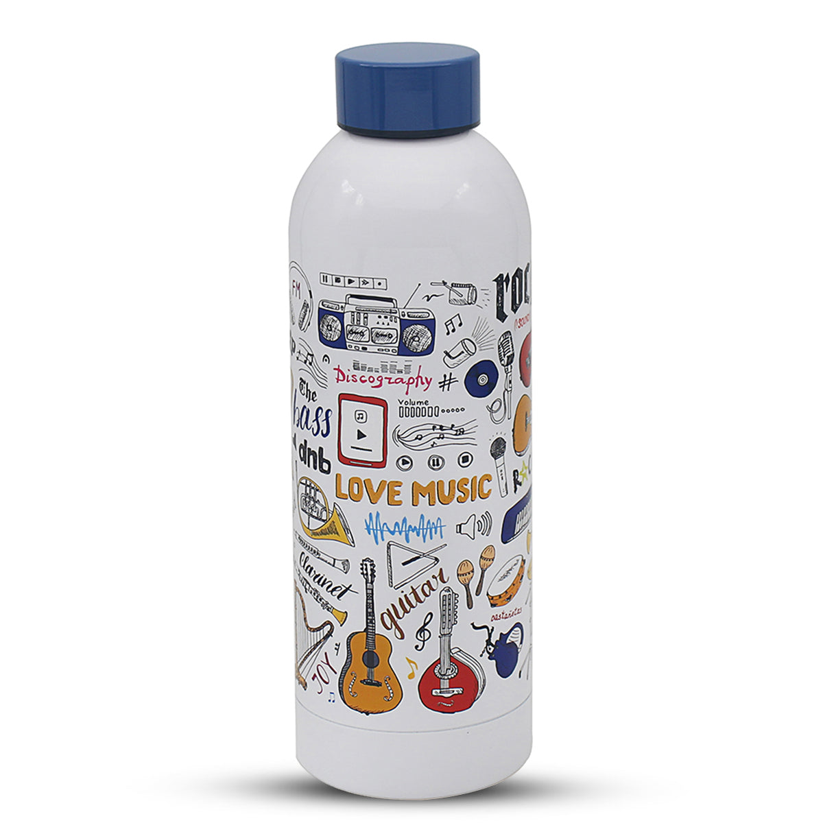 Love Music Drink Bottle - White 8642850 0
