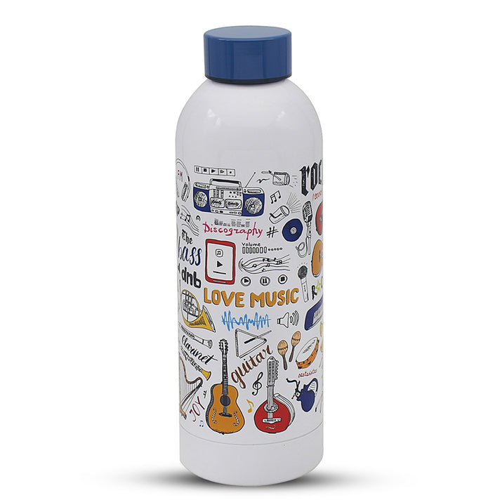 Love Music Drink Bottle - White 8642850 1