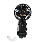 Digital Display Handheld Fan - Black_8642853