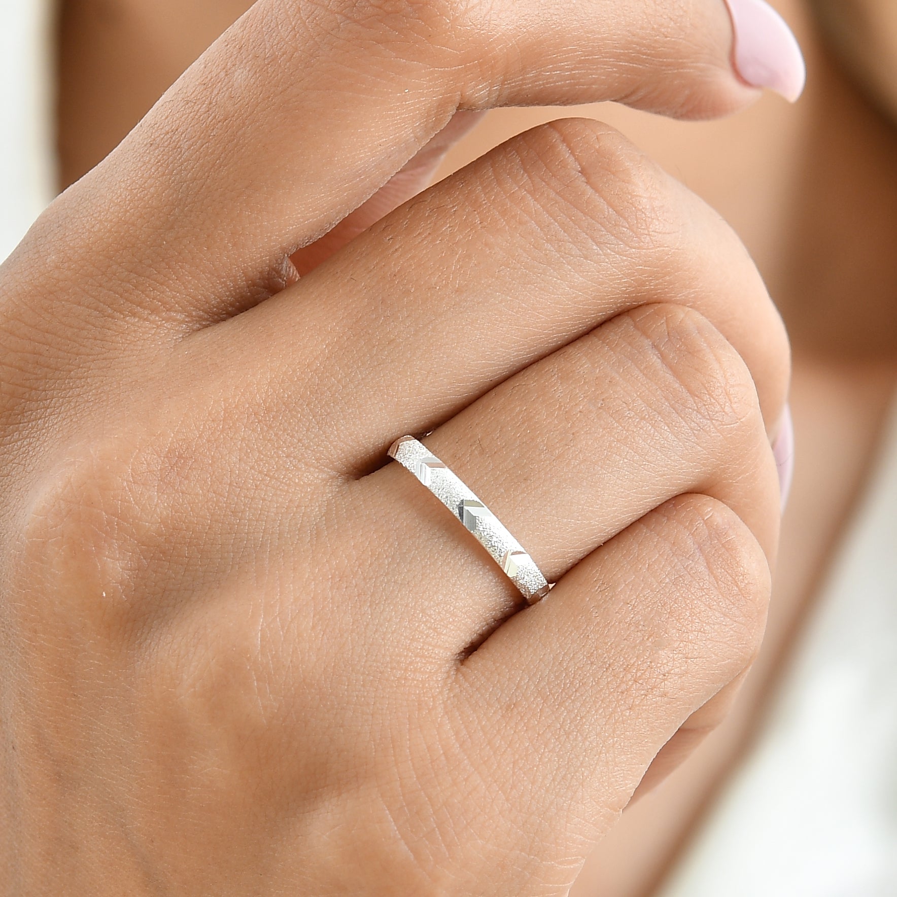 Yellow Gold Plated Sterling Silver Band Ring 8645870 2