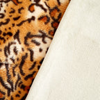 The Most Sumptuous Blanket at TJC - Super Soft Faux Rabbit Fur Heavy Weight Double Layer Blanket 700 GSM (Size 200x150 cm) - Leopard_8646020_2