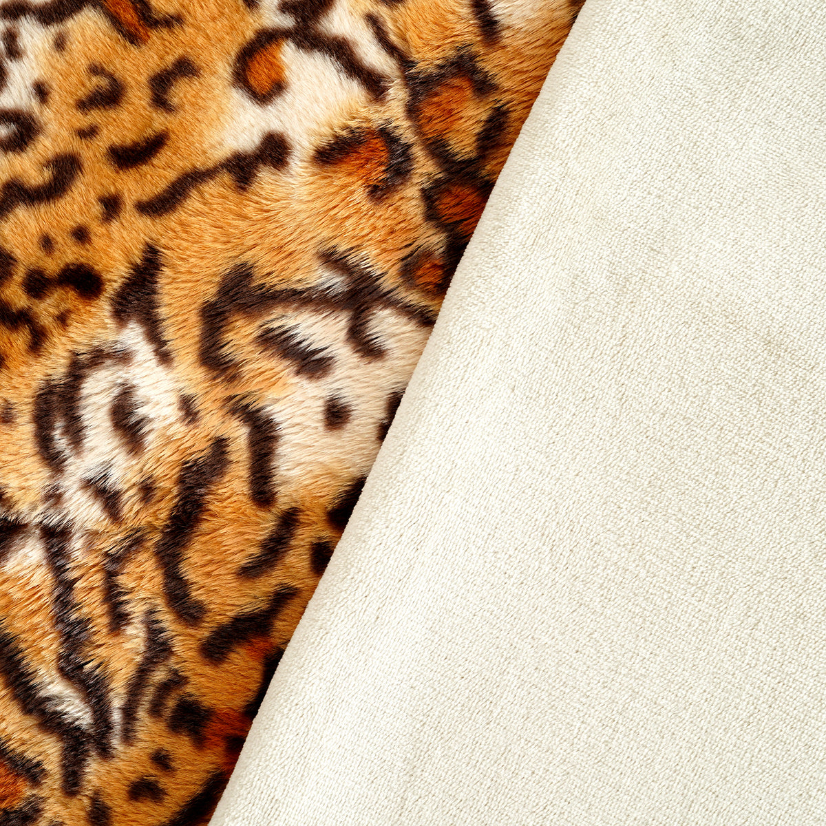 The Most Sumptuous Blanket at TJC - Super Soft Faux Rabbit Fur Heavy Weight Double Layer Blanket 700 GSM (Size 200x150 cm) - Leopard 8646020 2
