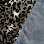 The Most Sumptuous Blanket at TJC - Super Soft Faux Rabbit Fur Heavy Weight Double Layer Blanket 700 GSM (Size 200x150 cm) - Snow Leopard_8646021_2