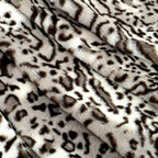 The Most Sumptuous Blanket at TJC - Super Soft Faux Rabbit Fur Heavy Weight Double Layer Blanket 700 GSM (Size 200x150 cm) - Snow Leopard_8646021_4