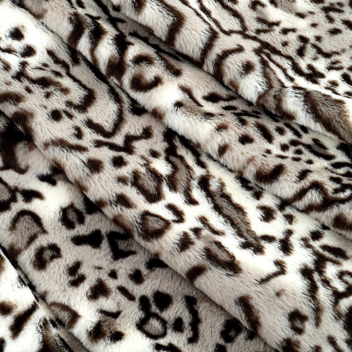 The Most Sumptuous Blanket at TJC - Super Soft Faux Rabbit Fur Heavy Weight Double Layer Blanket 700 GSM (Size 200x150 cm) - Snow Leopard 8646021 4