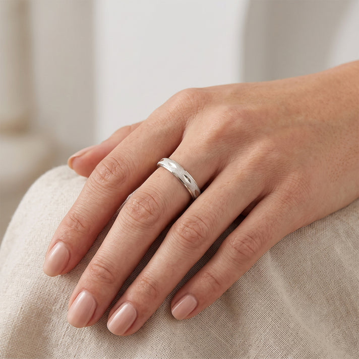 Sterling Silver Band Ring 8646068 2