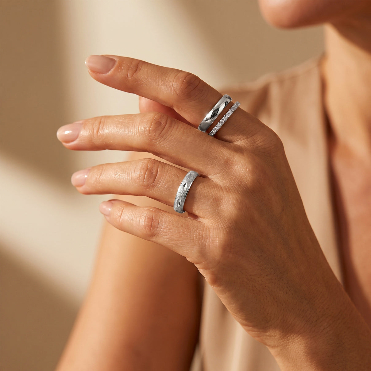 Sterling Silver Band Ring 8646068 2