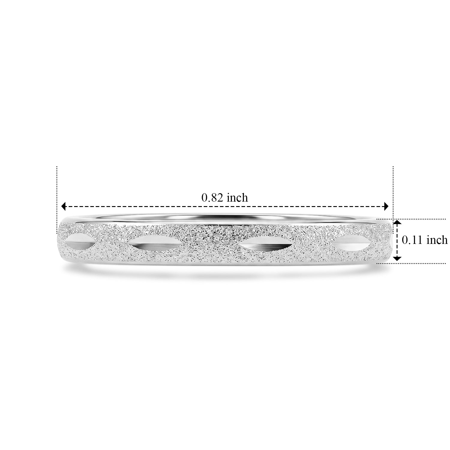 Sterling Silver Band Ring 8646068 4