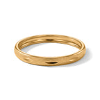 Yellow Gold Plated Sterling Silver Diamond Cut Band Ring_8646076