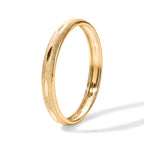 Yellow Gold Plated Sterling Silver Diamond Cut Band Ring_8646080_3