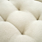 LIVMORE Set of 2 - Faux Fur Leopard Print Square Chair Seat Cushions (40x40cm) - Brown_8646354_5