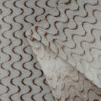 LIVMORE Patterned Blanket (Size 200x1 cm) - Beige_8646830_3