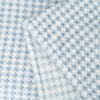 LIVMORE Luxury Waffle Texture Single Layer Check Jacquard Blanket Throw (200 x 150 cm) - Blue_8646849_2