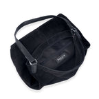 Assots London Tina Suede Slouchy Shoulder Bag - Black_8646872_2