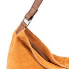 Assots London Tina Suede Slouchy Shoulder Bag - Tan_8646874_3