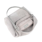 Assots London Tina Suede Slouchy Shoulder Bag - Grey_8646875_2