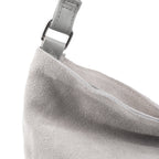 Assots London Tina Suede Slouchy Shoulder Bag - Grey_8646875_3